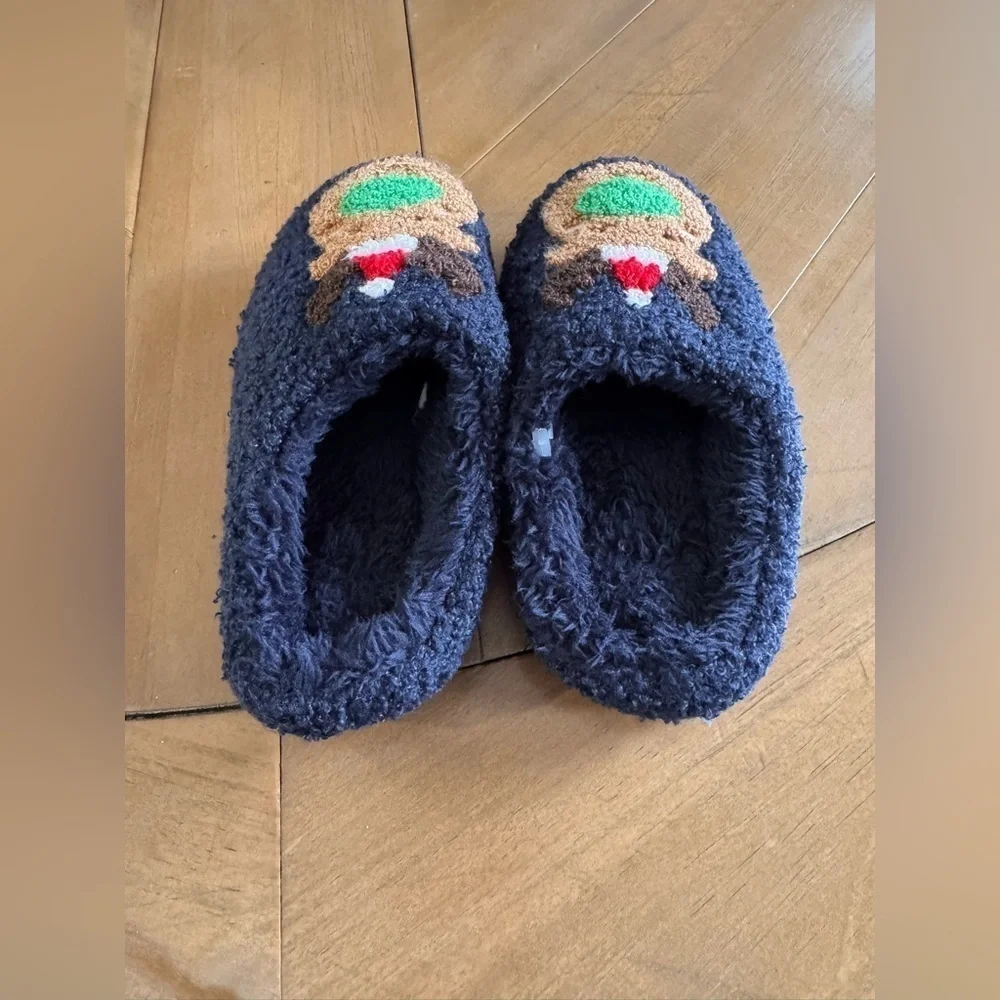FAMILY PAJAMAS Kid's Reindeer Closed-Toe Slippers